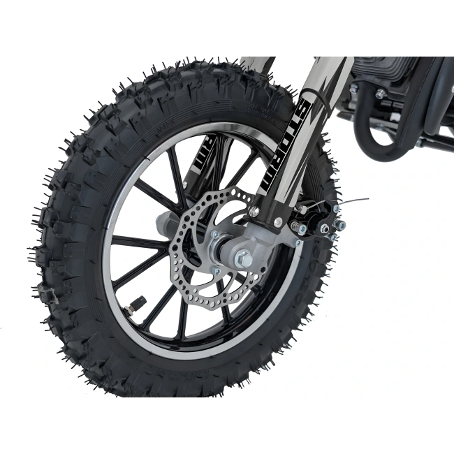 Mini cross spalinowy Storm 49cc - na kołach 10/10 - prędkość 40km/h - czarny