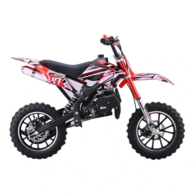 Mini cross spalinowy dla dzieci -  Storm 49cc - czerwony