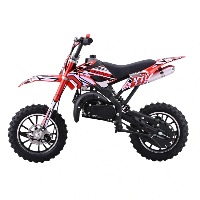 Mini cross spalinowy dla dzieci -  Storm 49cc - czerwony