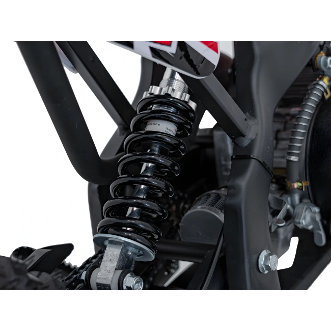 Mini cross spalinowy Storm 49cc - na kołach 10/10 - prędkość 40km/h - czerowny