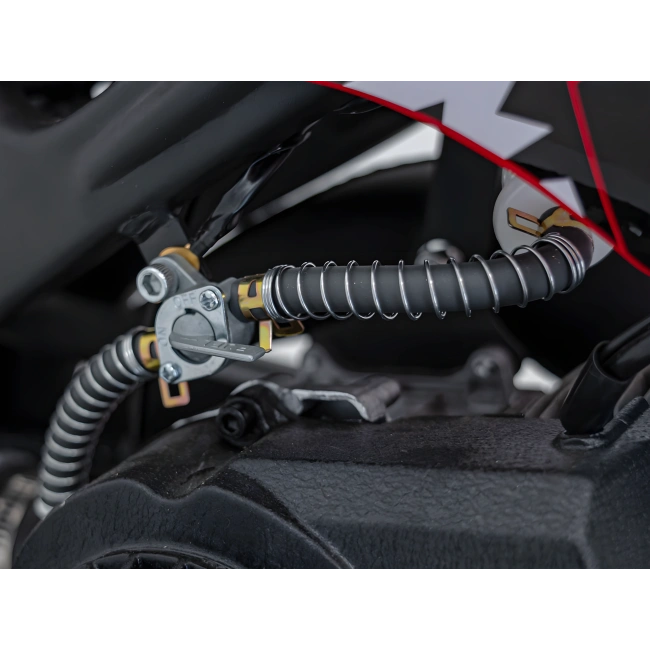 Mini cross spalinowy Storm 49cc - na kołach 10/10 - prędkość 40km/h - czerowny