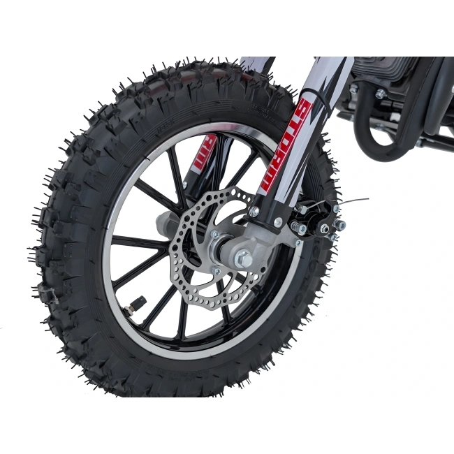 Mini cross spalinowy Storm 49cc - na kołach 10/10 - prędkość 40km/h - czerowny