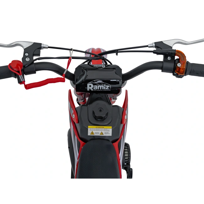 Mini cross spalinowy Storm 49cc - na kołach 10/10 - prędkość 40km/h - czerowny