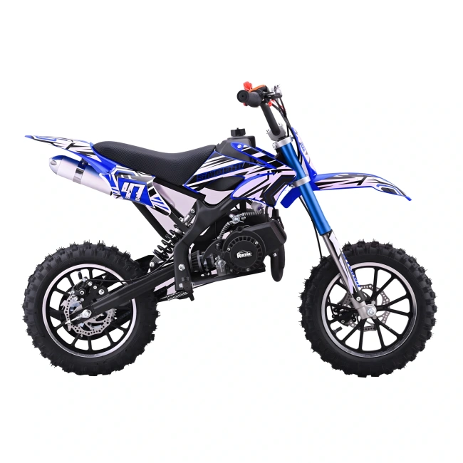 Mini cross spalinowy dla dzieci 4-7 lat -  Storm 49cc - niebieski