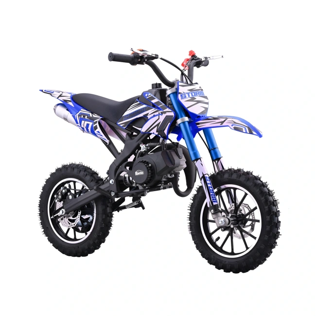 Mini cross spalinowy dla dzieci 4-7 lat -  Storm 49cc - niebieski