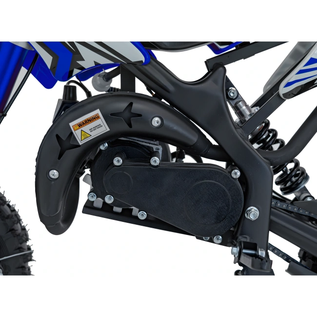 Mini cross spalinowy Storm 49cc - na kołach 10/10 - prędkość 40km/h - niebieski