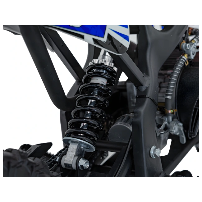 Mini cross spalinowy Storm 49cc - na kołach 10/10 - prędkość 40km/h - niebieski