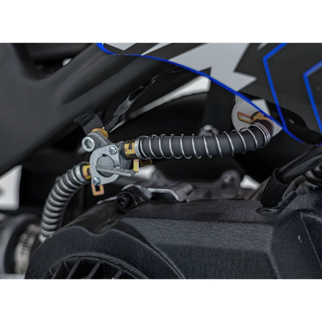 Mini cross spalinowy Storm 49cc - na kołach 10/10 - prędkość 40km/h - niebieski