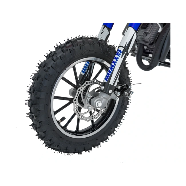 Mini cross spalinowy Storm 49cc - na kołach 10/10 - prędkość 40km/h - niebieski