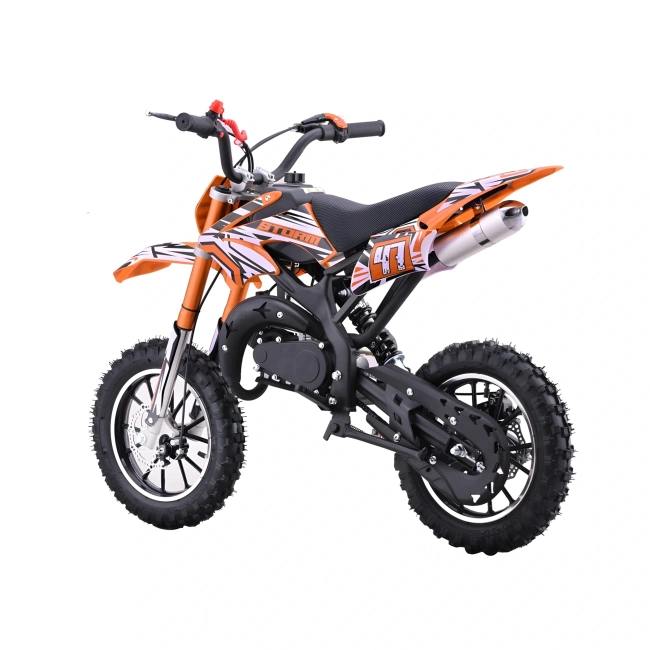 Mini cross spalinowy dla dzieci  Storm 49cc - koła 10/10 - pomarańczowy