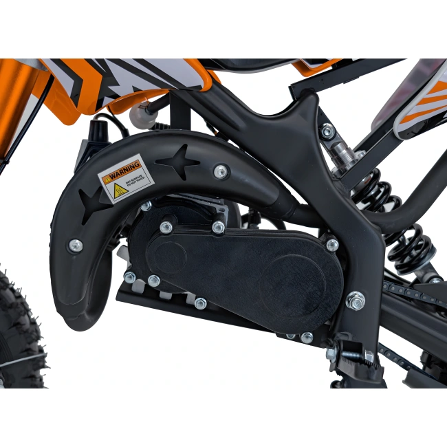 Mini cross spalinowy Storm 49cc - na kołach 10/10 - prędkość 40km/h - pomarańczowy