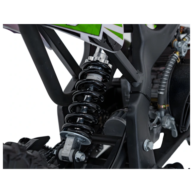 Mini cross spalinowy Storm 49cc - na kołach 10/10 - prędkość 40km/h - zielony