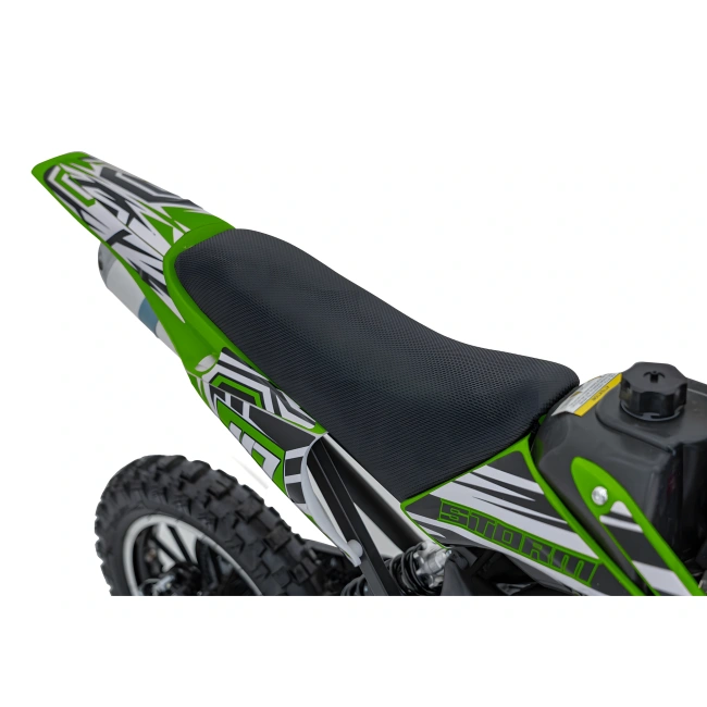 Mini cross spalinowy Storm 49cc - na kołach 10/10 - prędkość 40km/h - zielony