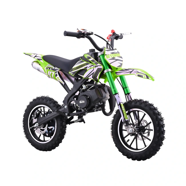Mini cross dla dzieci spalinowy Storm 49cc - koła 10/10 - zielony