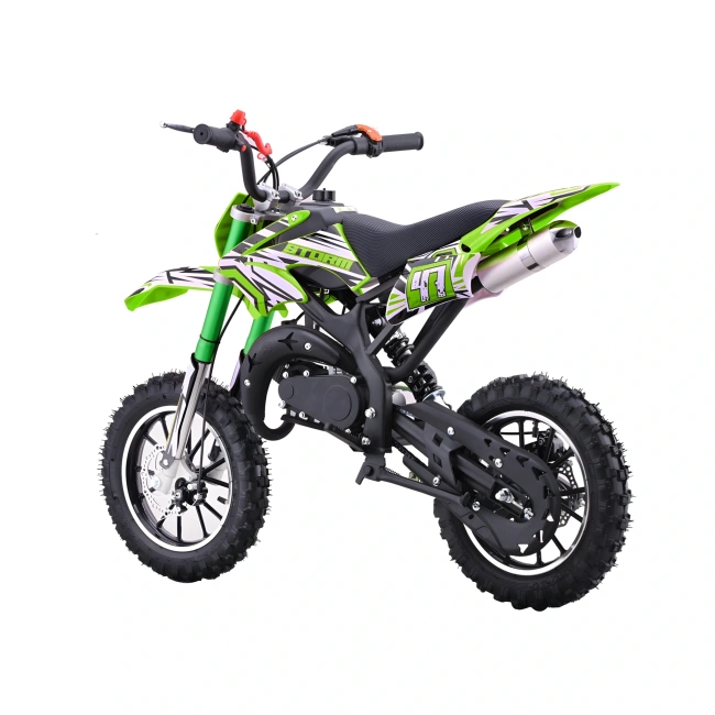 Mini cross dla dzieci spalinowy Storm 49cc - koła 10/10 - zielony