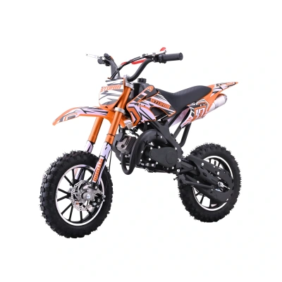 Mini cross spalinowy dla dzieci  Storm 49cc - koła 10/10 - pomarańczowy