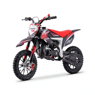 Mini cross spalinowy dla dzieci - Cross SX 50cc - koła 10/10 - czerwony