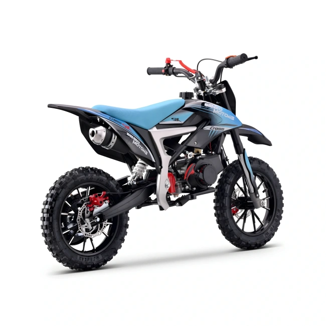 Mini cross spalinowy dla dzieci - Cross SX 50cc - niebieski