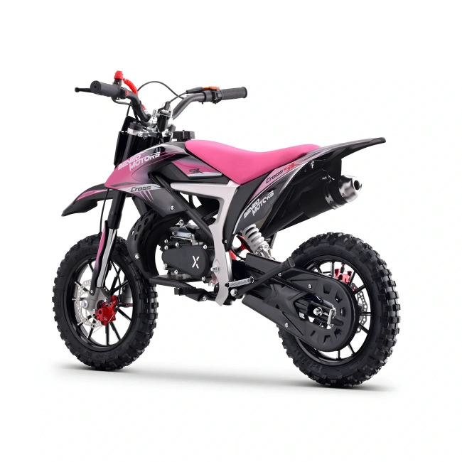 Mini cross spalinowy Cross SX 50cc - różowy