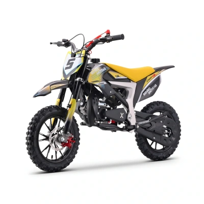 Mini cross spalinowy Cross SX 50cc - żółty