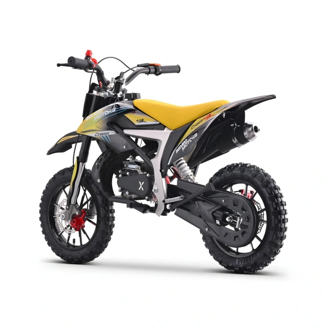 Mini cross spalinowy Cross SX 50cc - żółty