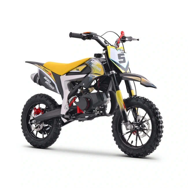 Mini cross spalinowy Cross SX 50cc - żółty