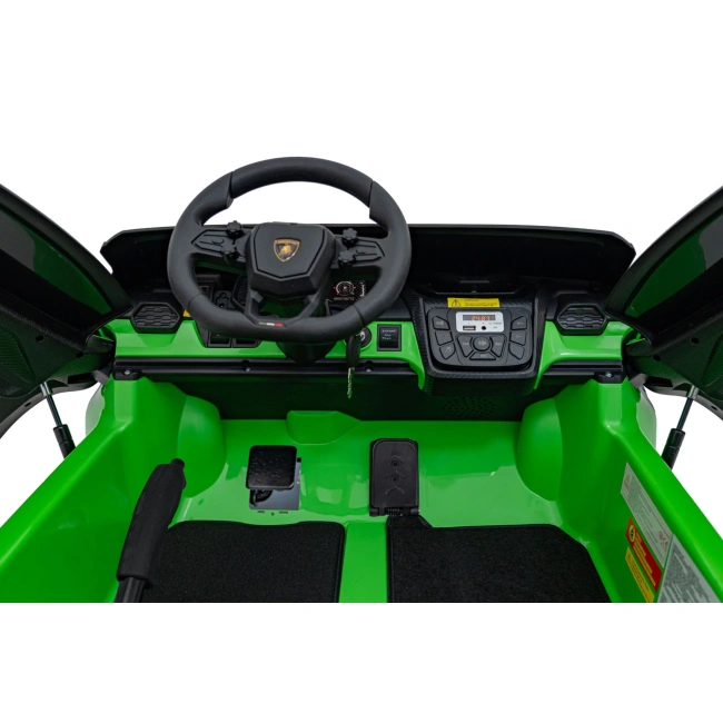 Autko na akumulator Lamborghini Revuelto XL STRONG - 200W - 15km/h - zielony