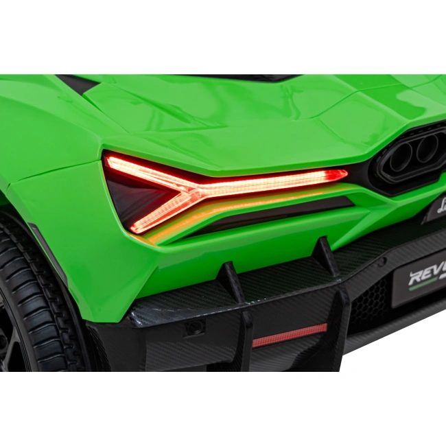 Autko na akumulator Lamborghini Revuelto XL STRONG - 200W - 15km/h - zielony