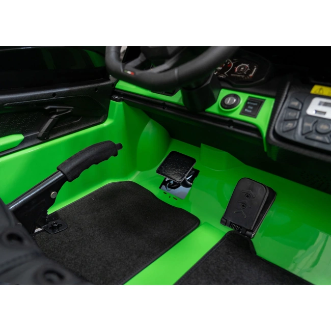 Autko na akumulator Lamborghini Revuelto XL STRONG - 200W - 15km/h - zielony