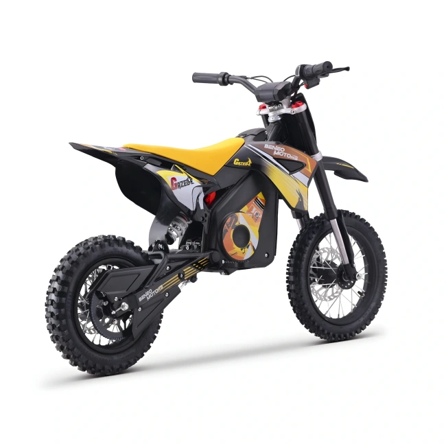 Mini cross pitbike elektryczny Gazelle 1000W - koła 12/10 - żółty