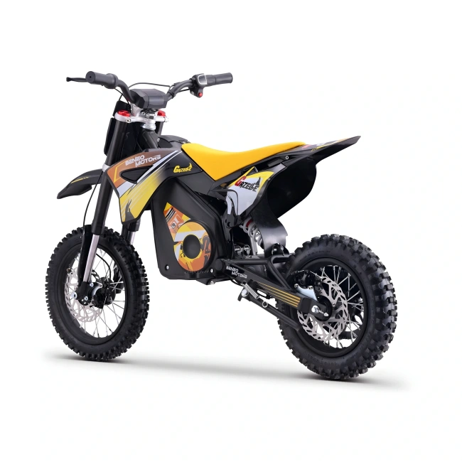 Mini cross pitbike elektryczny Gazelle 1000W - koła 12/10 - żółty