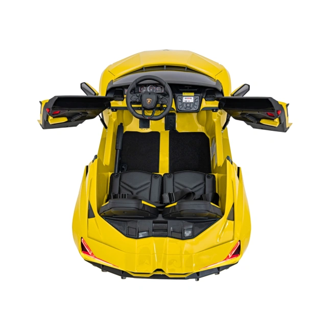 Autko dla dzieci Lamborghini Revuelto XL STRONG 200W - żółty