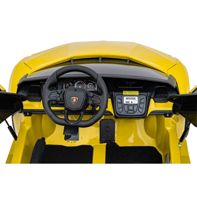 Autko na akumulator Lamborghini Revuelto XL STRONG - 200W - 15km/h - żółty