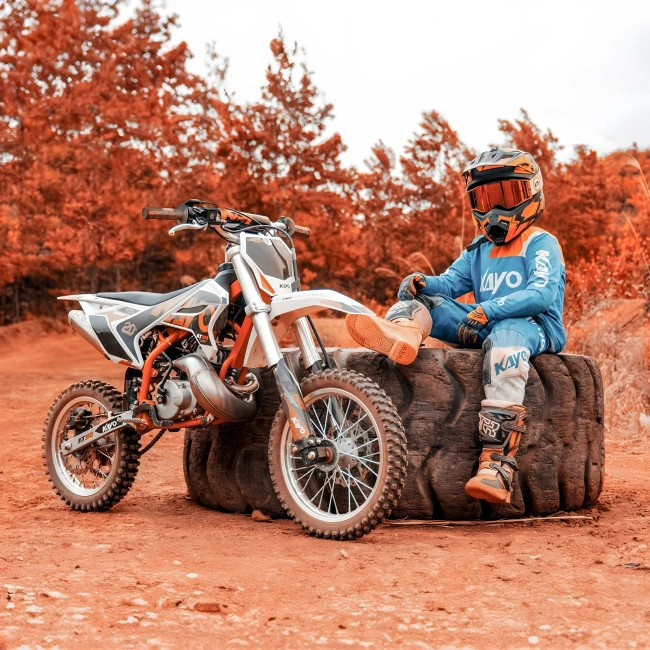 Cross pitbike spalinowy - Kayo KT 50 - 14/12