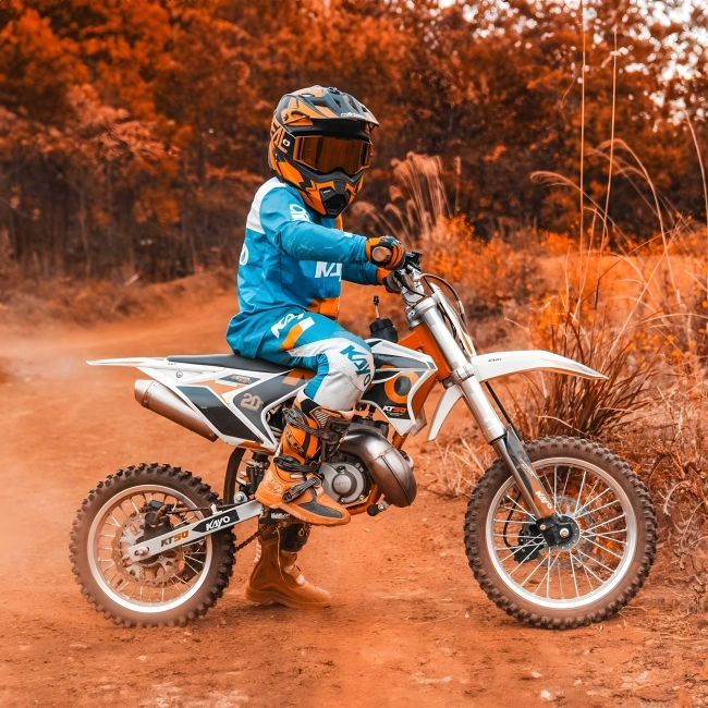 Cross pitbike spalinowy - Kayo KT 50 - 14/12