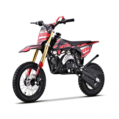 Mini cross spalinowy Nitro 60cc - koła 12/10 - czerwony