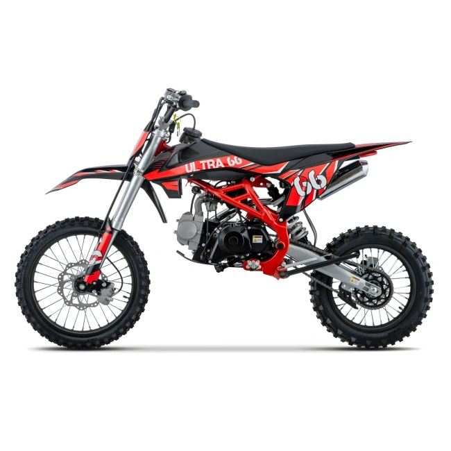 Cross spalinowy Ultra 66 125cc - 17/14 - czerwony