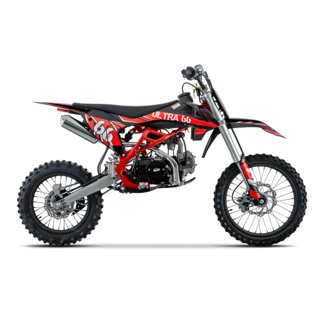 Cross spalinowy Ultra 66 125cc - 17/14 - czerwony