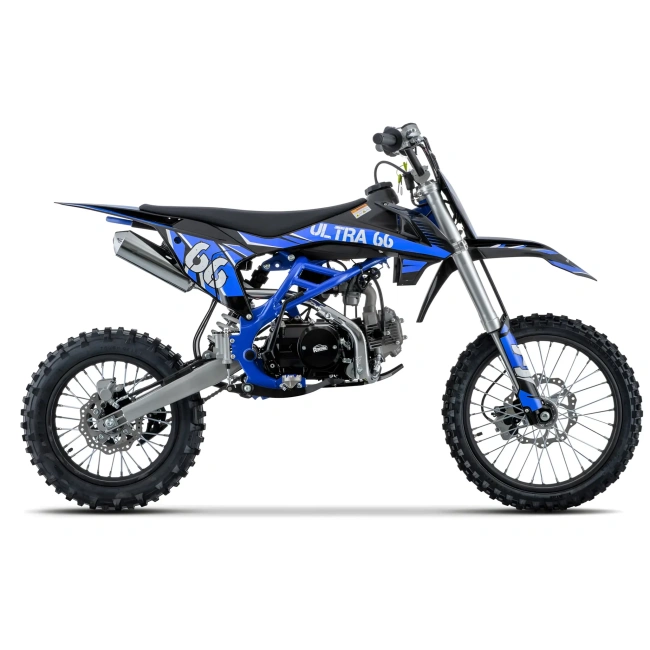 Cross spalinowy Ultra 66 125cc - 17/14 - niebieski
