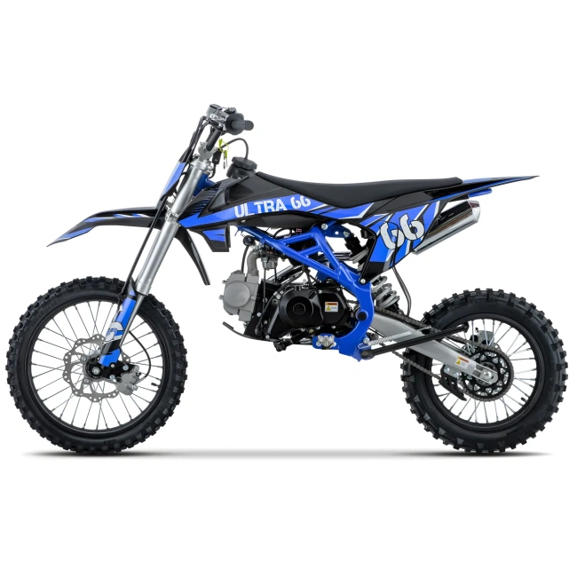 Cross spalinowy Ultra 66 125cc - 17/14 - niebieski