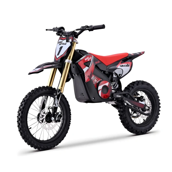 Mini cross elektryczny Falcon 1600W - koła 14/12 - czerwony