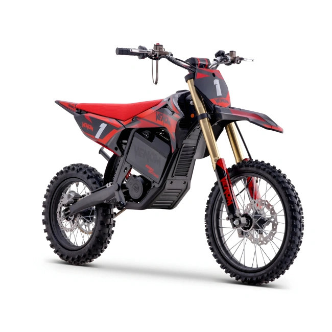 Cross elektryczny Venom 6500W - koła 17/14 - czerwony