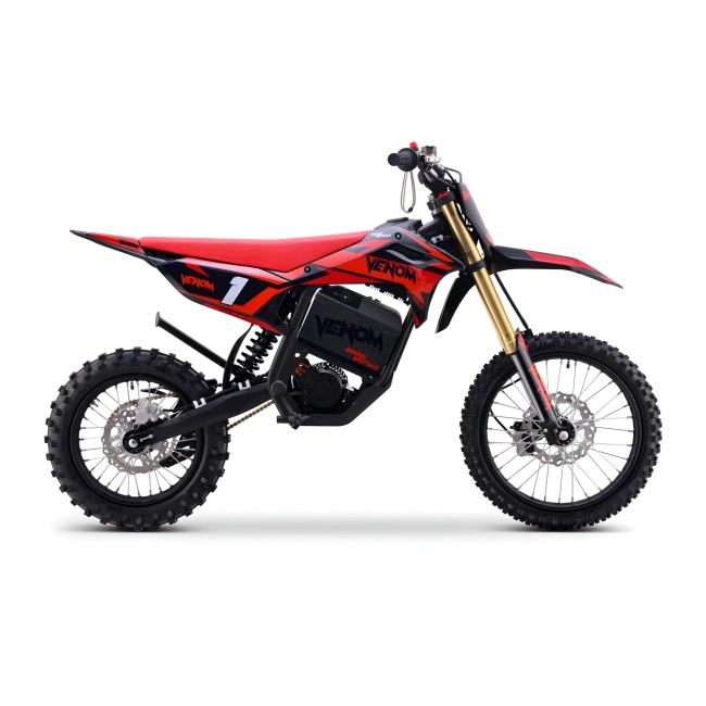Cross elektryczny Venom 6500W - koła 17/14 - czerwony