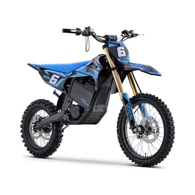 Cross elektryczny Venom 6500W - koła 17/14 - niebieski