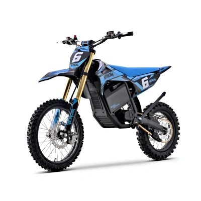 Cross elektryczny Venom 6500W - koła 17/14 - niebieski