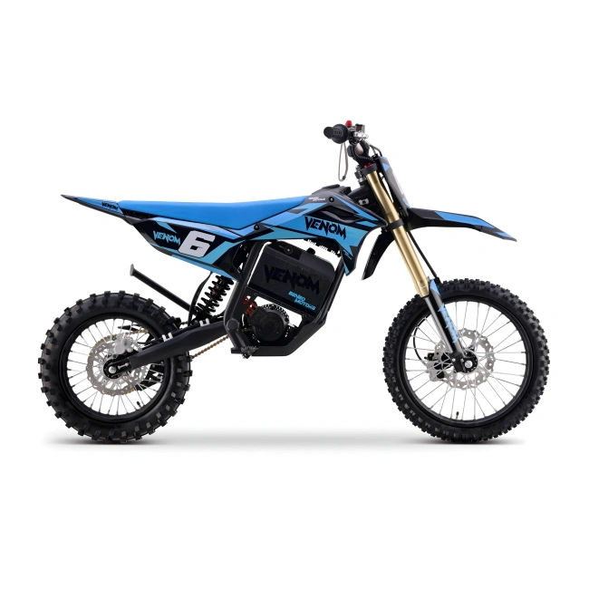 Cross elektryczny Venom 6500W - koła 17/14 - niebieski