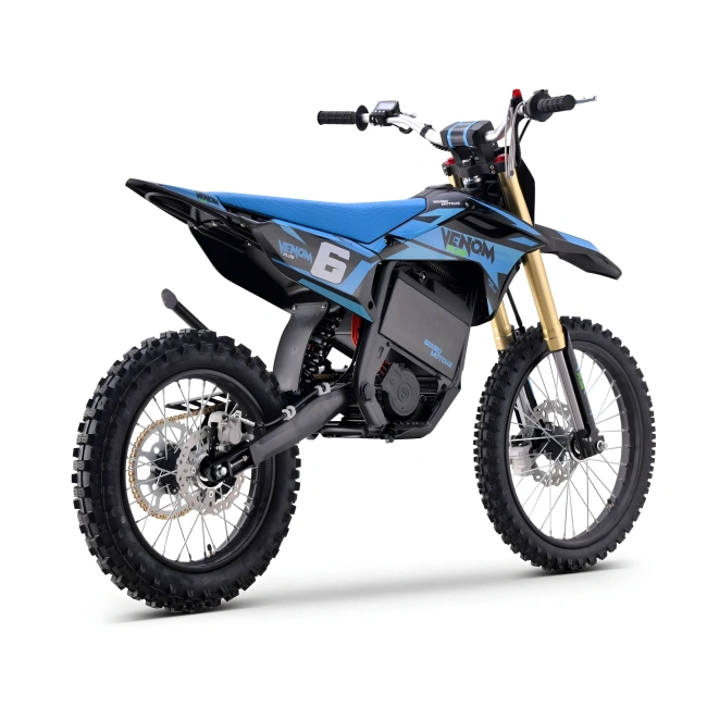 Cross elektryczny Venom Plus 8000W - koła 19/16 - niebieski