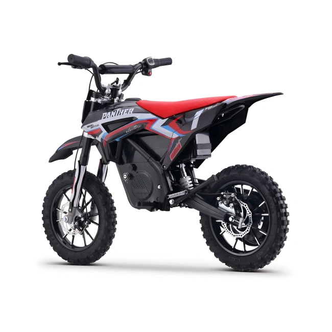 Mini cross elektryczny dla dzieci - Panther 550W - koła 10/10 - czerwony