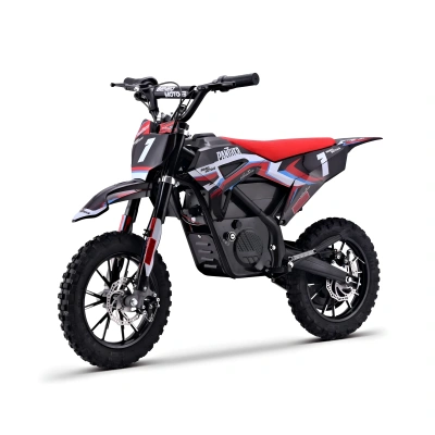 Mini cross elektryczny dla dzieci - Panther 550W - koła 10/10 - czerwony