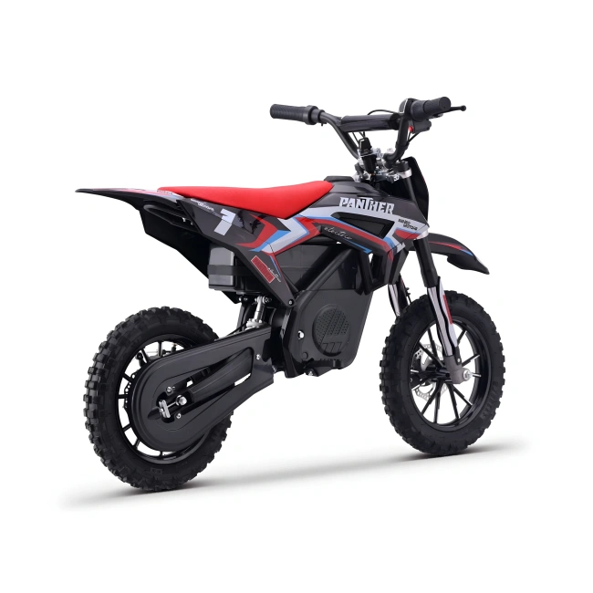 Mini cross elektryczny dla dzieci - Panther 550W - koła 10/10 - czerwony